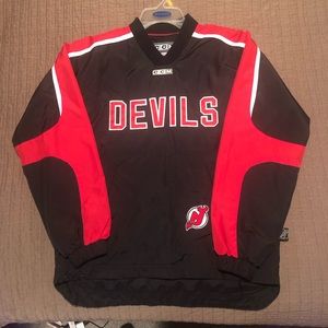 CCM NHL New Jersey Devils Pullover Windbreaker